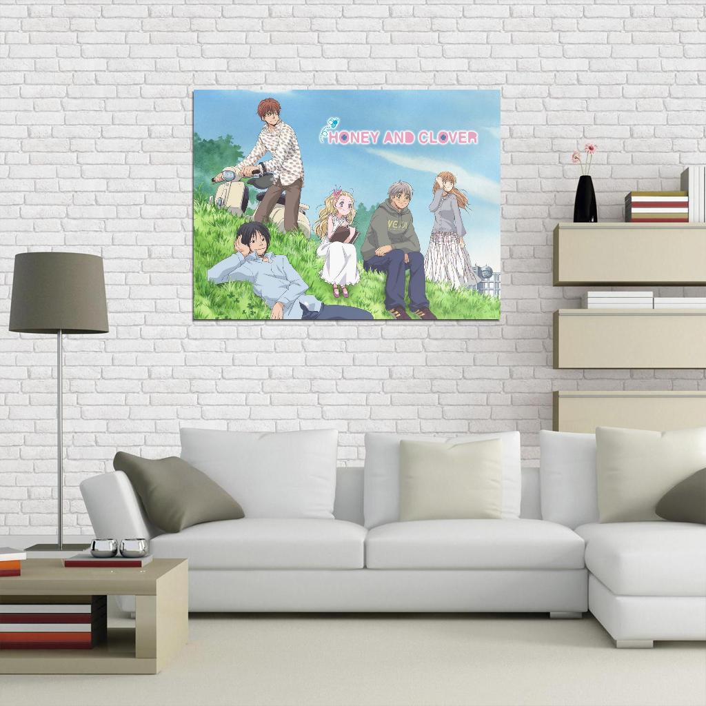 Honey And Clover Tv Series Anime Poster Japanese Cutecore Room Decor Kawaii Aesthetic Manga Art