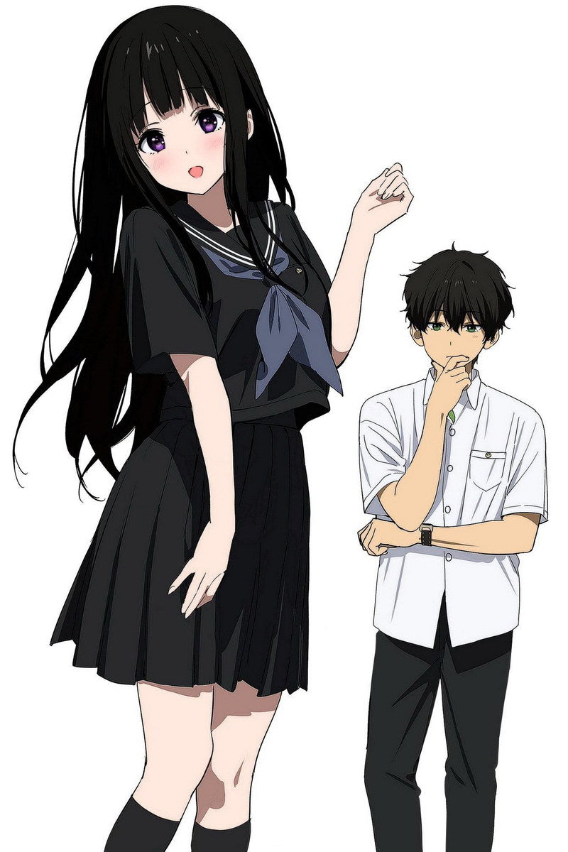 Hyouka Tv Series Anime Poster Japanese Mystery School Slice Of Life Romance Manga Art