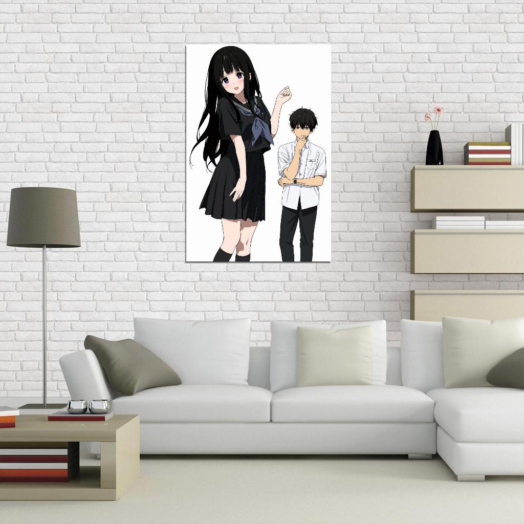 Hyouka Tv Series Anime Poster Japanese Mystery School Slice Of Life Romance Manga Art