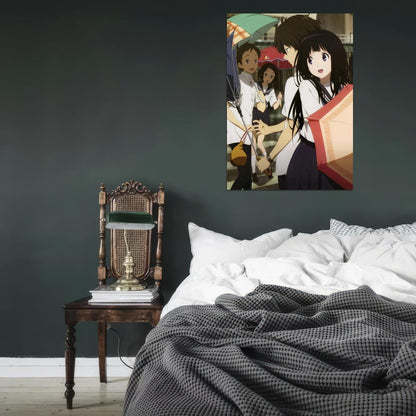 Hyouka Tv Series Mystery School Slice Of Life Romance Anime Poster