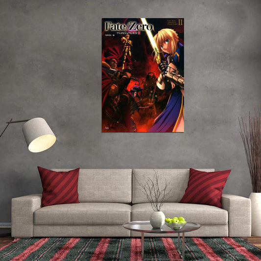 Fate Zero Tv Series Action Fantasy Supernatural Japanese Anime Poster