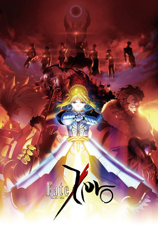 Fate Zero Tv Series Action Fantasy Supernatural Japanese Anime Poster