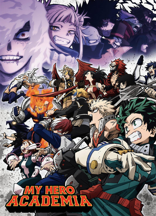 My Hero Academia Tv Series Anime Japanese Action Superhero School Poster