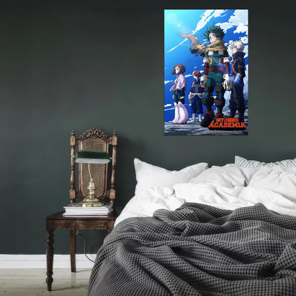 My Hero Academia Tv Series Action Superhero School Anime Poster