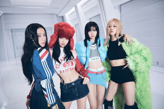 Blackpink Shut Down Jennie Lisa Rose Jisoo Photo K-Pop Music Poster Kpop Girl Group