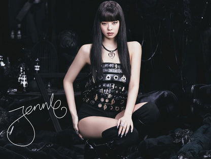 Blackpink Jennie Born Pink Photo K-Pop Music Poster Kpop Girl Group