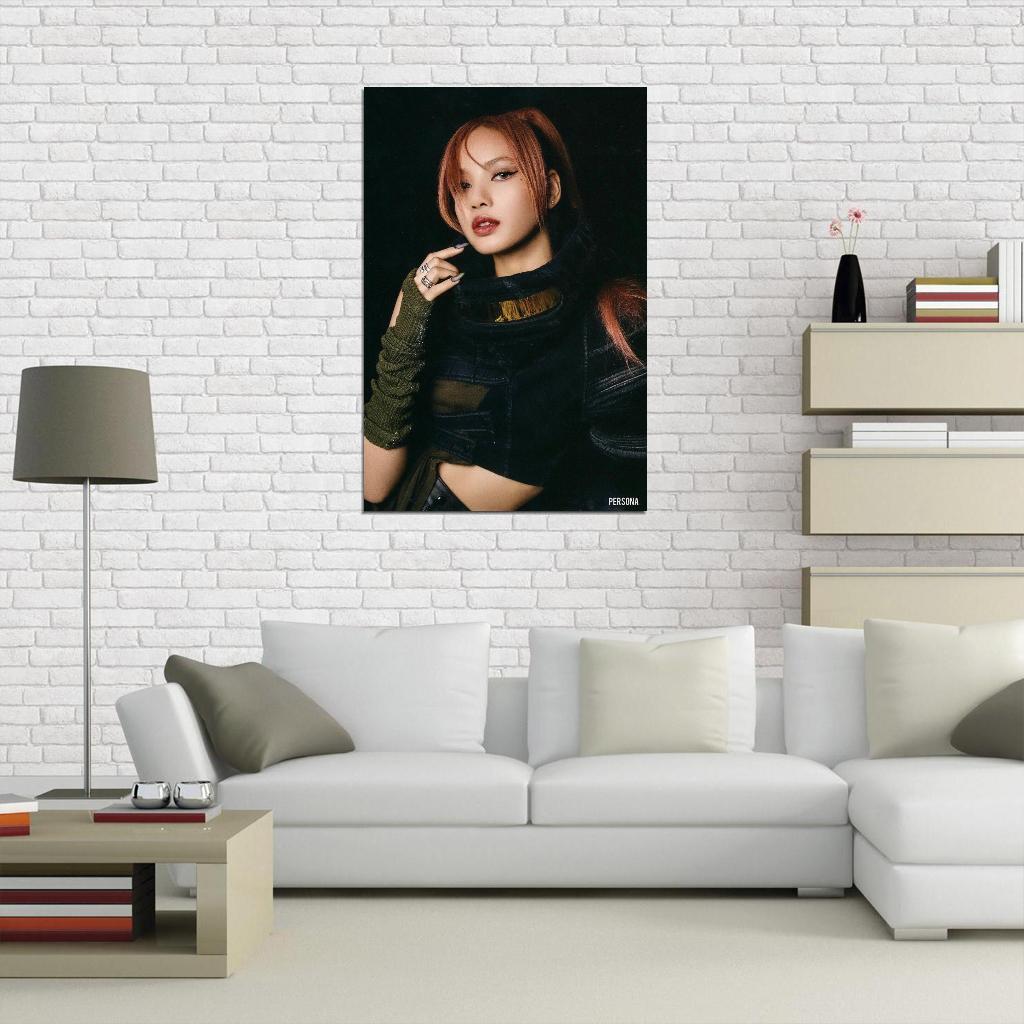 Blackpink K-Pop Music Poster Lisa Born Pink Photo Kpop Girl Group