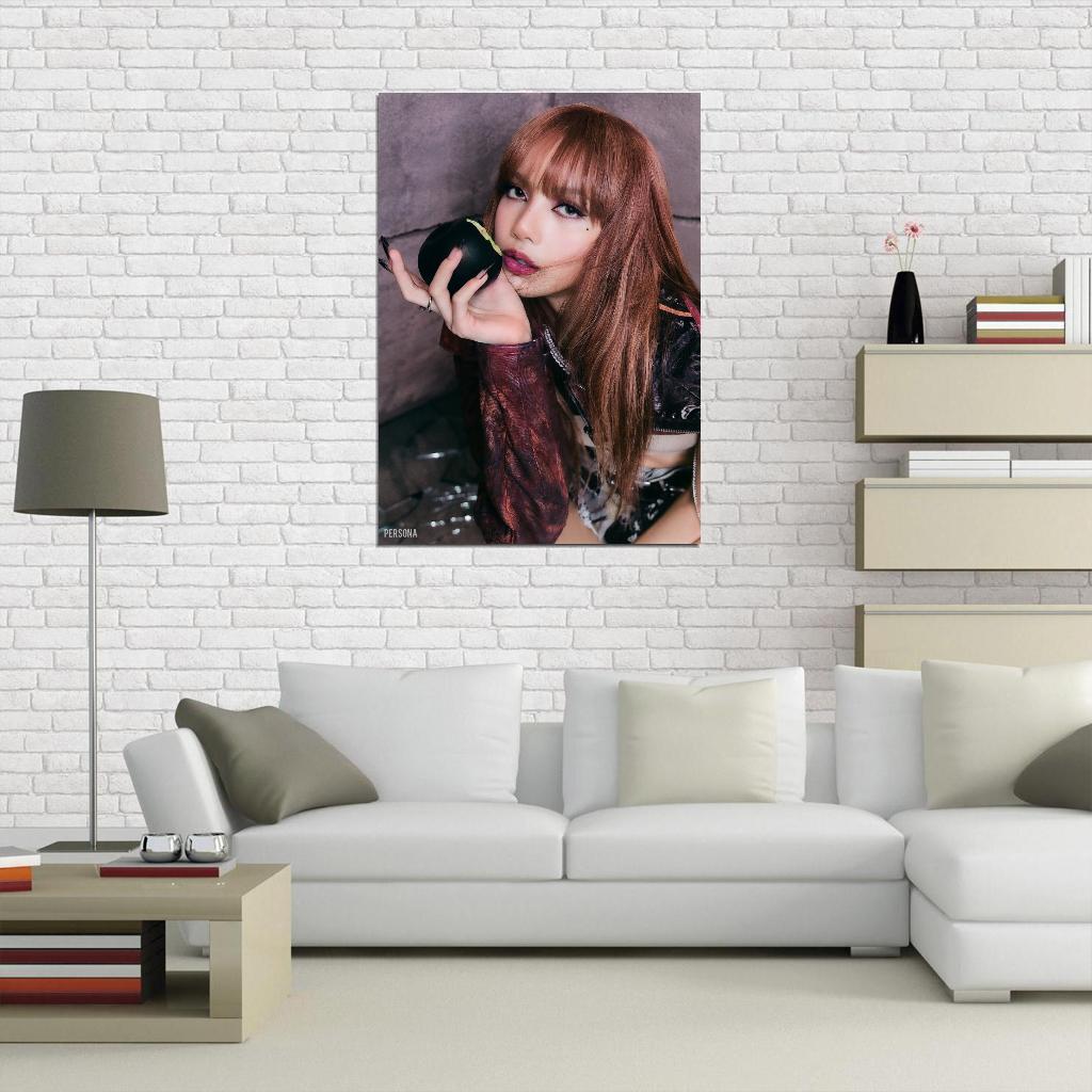 Blackpink Lisa Born Pink Photo K-Pop Music Poster Kpop Girl Group