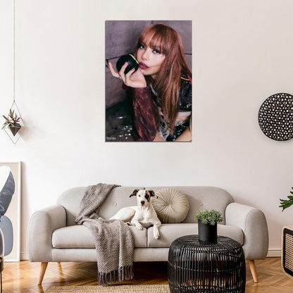 Blackpink Lisa Born Pink Photo K-Pop Music Poster Kpop Girl Group