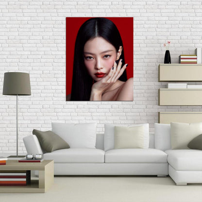 Blackpink Korean Singer Jennie Photo K-Pop Music Poster Kpop Girl Group