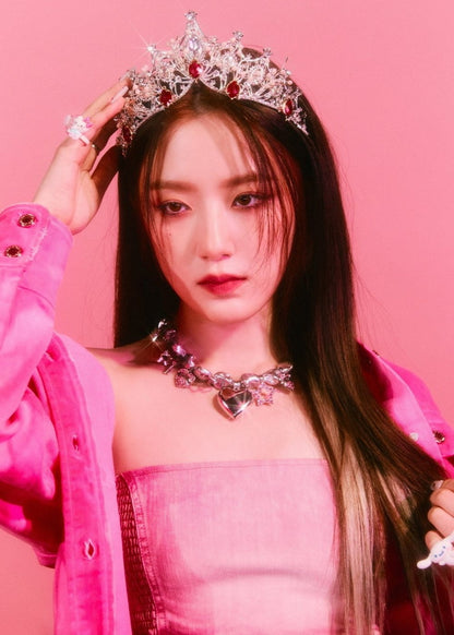 (G)I-DLE Shuhua I Feel Queencard Concept Photo K-Pop Music Poster Korean Girl Group