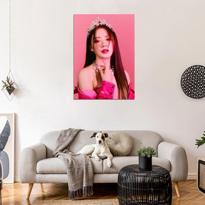 (G)I-DLE Shuhua I Feel Queencard Concept Photo K-Pop Music Poster Korean Girl Group