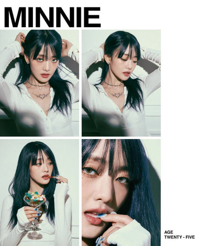 (G)I-DLE Minnie I Feel Queencard Concept Photo K-Pop Music Poster Korean Girl Group