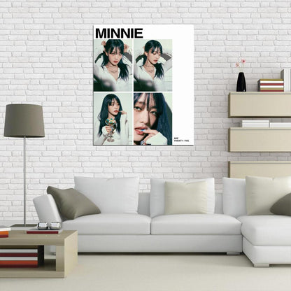 (G)I-DLE Minnie I Feel Queencard Concept Photo K-Pop Music Poster Korean Girl Group