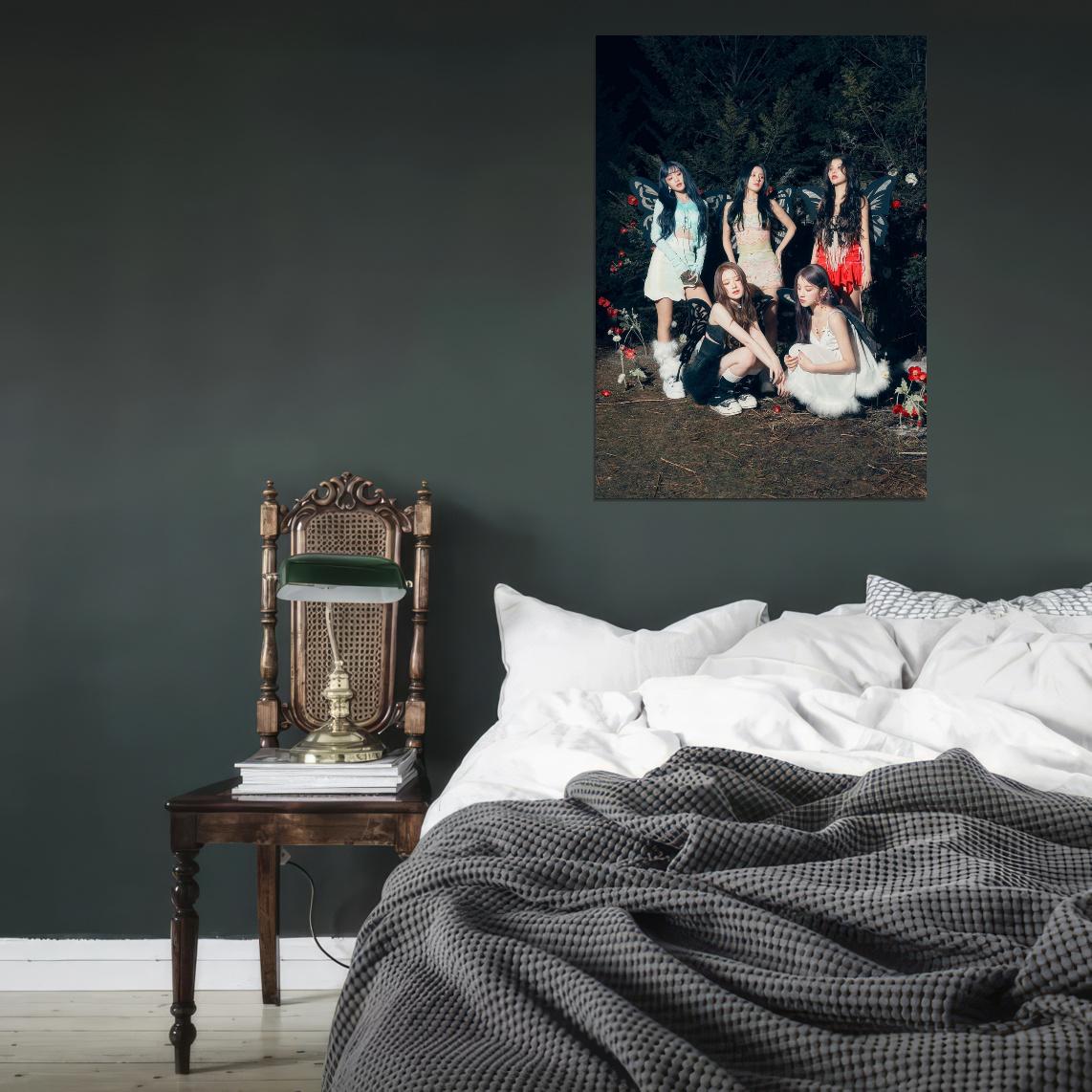 (G)I-DLE Soyeon Miyeon Minnie Yuqi Shuhua I Feel Queencard K-Pop Concept Photo Kpop Poster