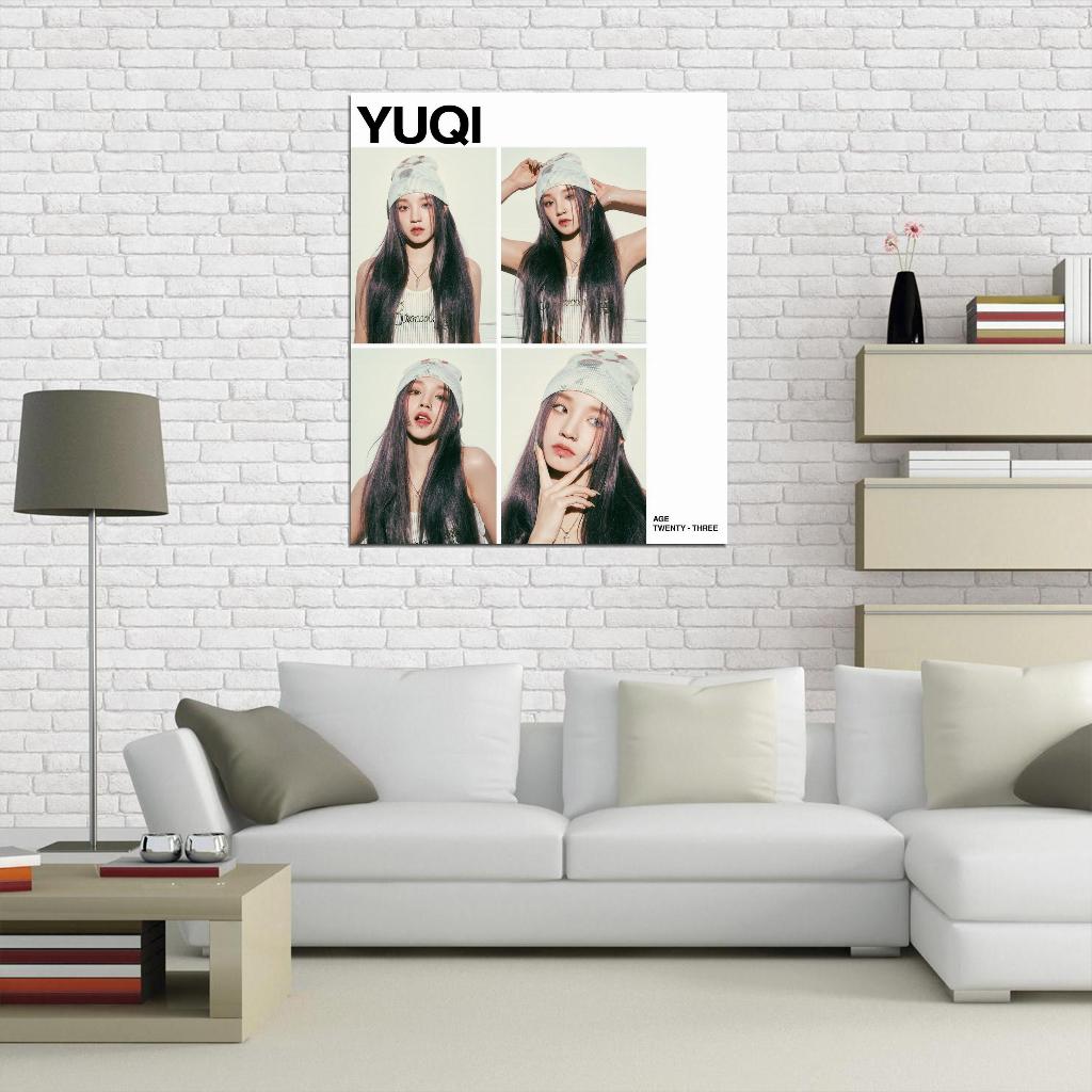 (G)I-DLE Yuqi I Feel Queencard K-Pop Concept Photo Kpop Poster