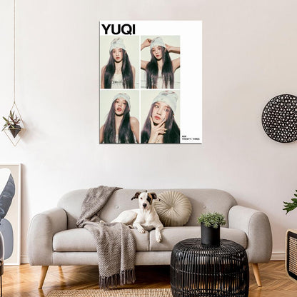 (G)I-DLE Yuqi I Feel Queencard K-Pop Concept Photo Kpop Poster