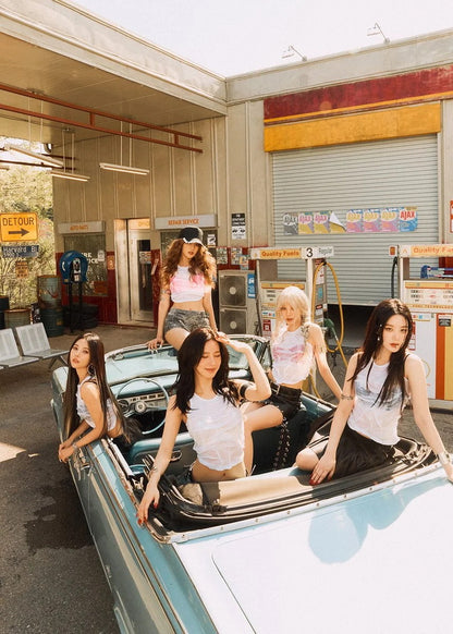 (G)I-DLE Soyeon Miyeon Minnie Yuqi Shuhua I Sway Klaxon K-Pop Concept Photo Kpop Poster