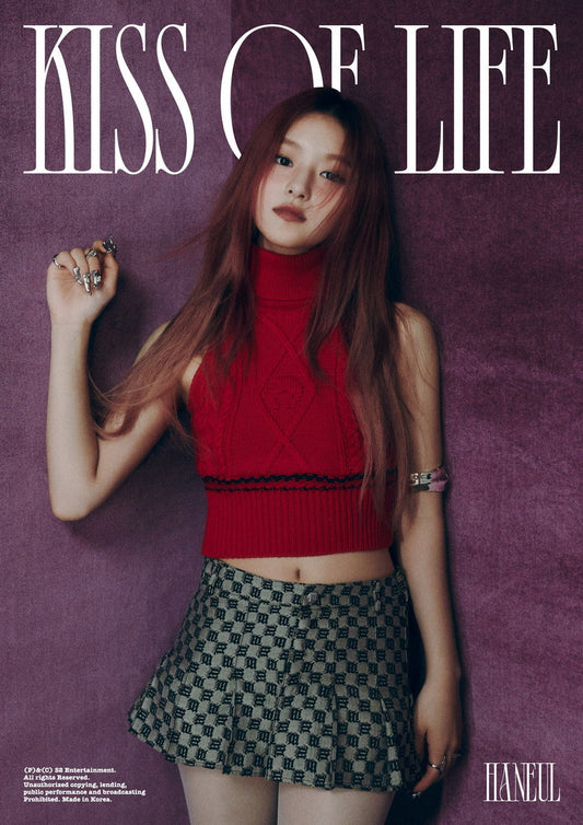 Kiss Of Life Kiof Haneul Born To Be Xx Concept Photo K-Pop Music Poster Korean Girl Group