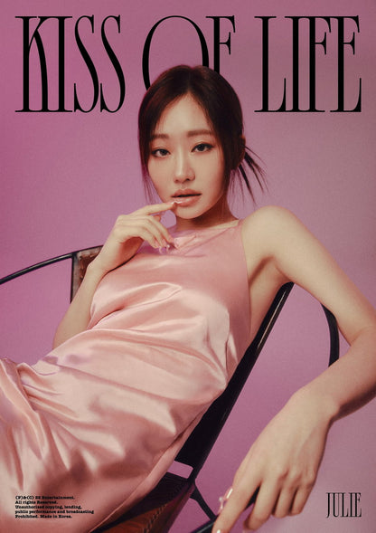 Kiss Of Life Kiof Julie Born To Be Xx Concept Photo K-Pop Music Poster Korean Girl Group