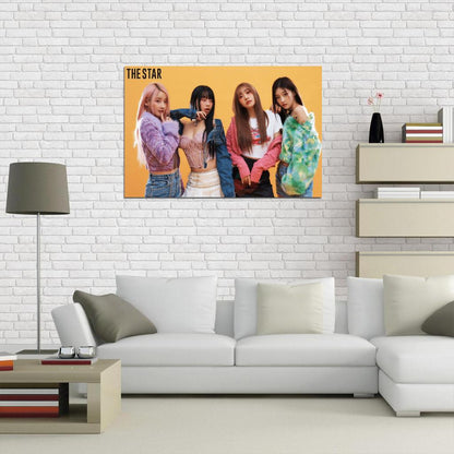 Kiss Of Life Kiof Natty Belle Julie Haneul Photo K-Pop Music Poster Korean Girl Group