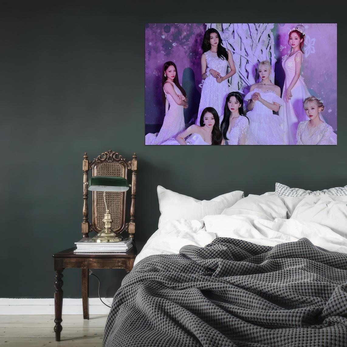 Dreamcatcher Because Jiu Yoohyeon Gahyeon Sua Dami Siyeon Handong K-Pop Photo Kpop Music Poster