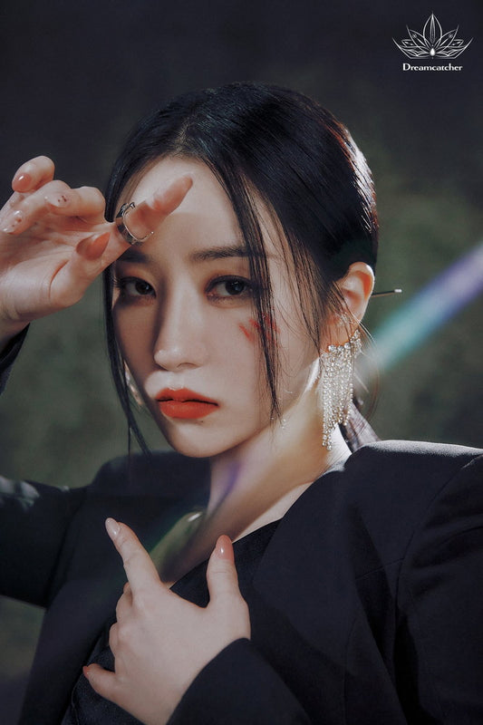 Dreamcatcher Jiu Yoohyeon Gahyeon Sua Dami Siyeon Handong Villains K-Pop Concept Photo Kpop Poster