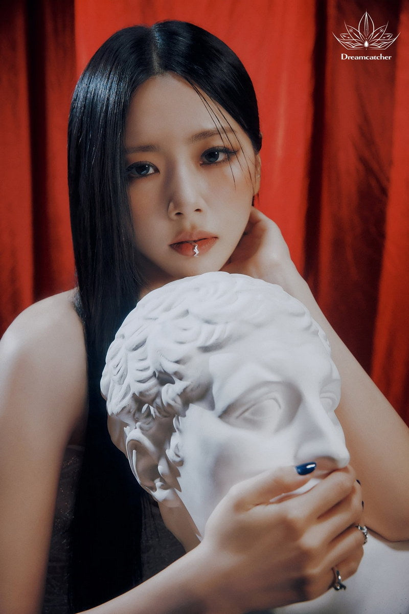 Dreamcatcher Jiu Yoohyeon Gahyeon Sua Dami Siyeon Handong Villains K-Pop Concept Photo Kpop Poster