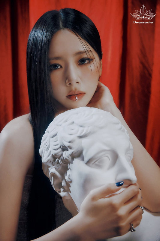 Dreamcatcher Jiu Yoohyeon Gahyeon Sua Dami Siyeon Handong Villains K-Pop Concept Photo Kpop Poster