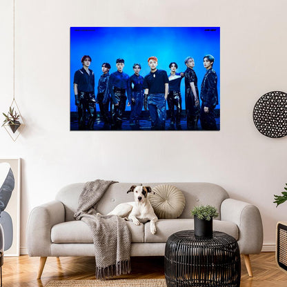 Ateez Hongjoong Seonghwa Yunho Yeosang San Mingi Wooyoung Jongho K-Pop Music Poster