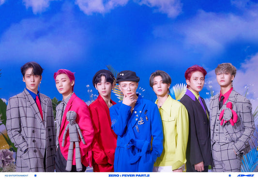 Ateez Hongjoong Seonghwa Yunho Yeosang San Mingi Wooyoung Jongho K-Pop Music Poster