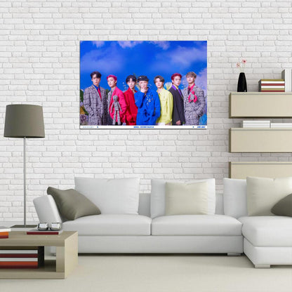 Ateez Hongjoong Seonghwa Yunho Yeosang San Mingi Wooyoung Jongho K-Pop Music Poster