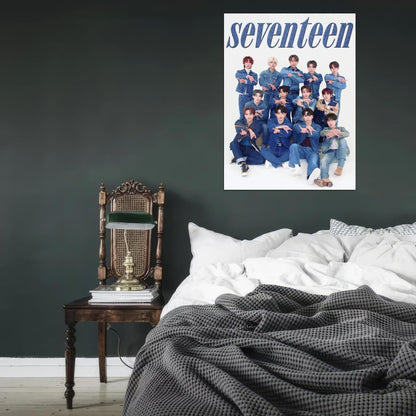 Seventeen S.coups Jeonghan Joshua Photo K-Pop Music Poster Kpop Boys Group