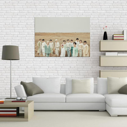 Seventeen Photo K-Pop Music Poster Korean Boys Group