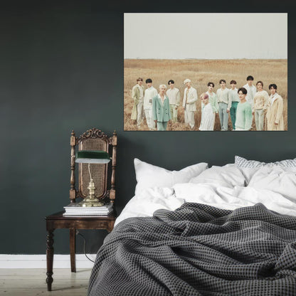 Seventeen Photo K-Pop Music Poster Korean Boys Group