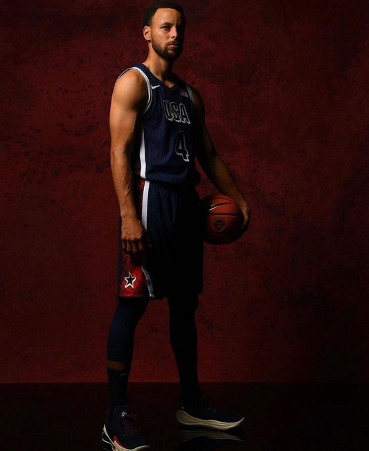 Steph Curry USA National Team 2024 Basketball Player Poster