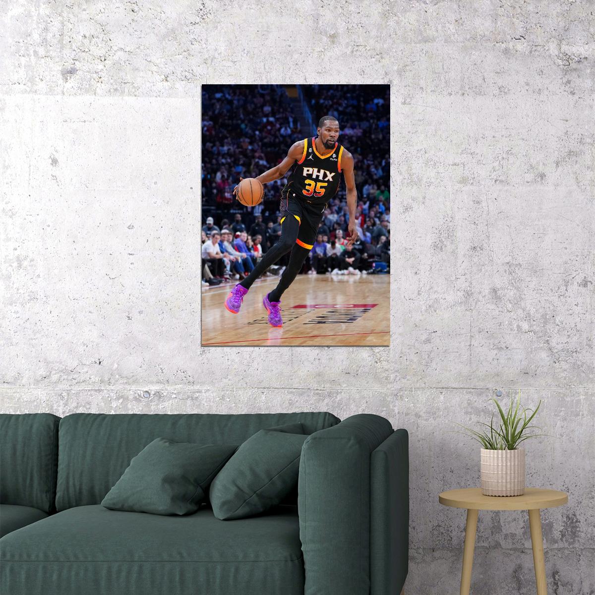 Kevin Durant Basketball Player Poster Motivational Sports Print