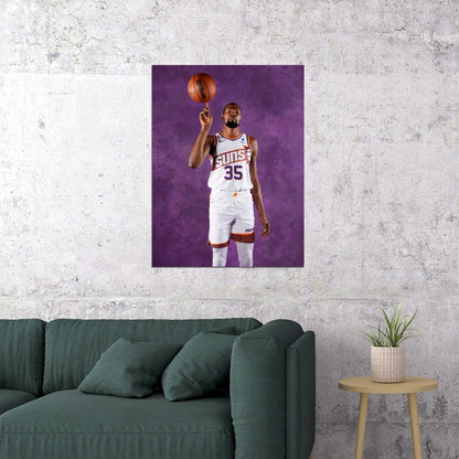 Kevin Durant Basketball Player Poster Motivational Sports Print