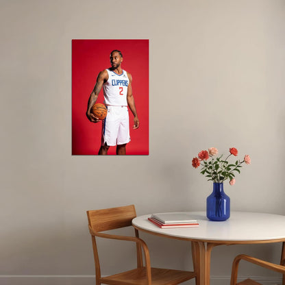 Kawhi Leonard Basketball Player Poster Motivational Sports Print