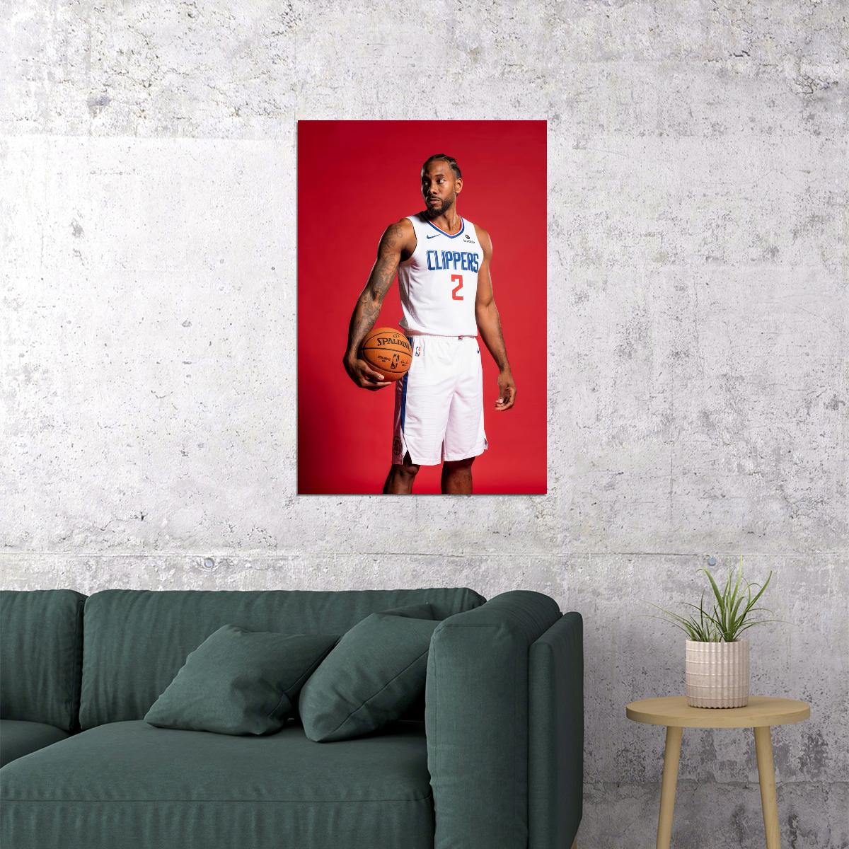 Kawhi Leonard Basketball Player Poster Motivational Sports Print