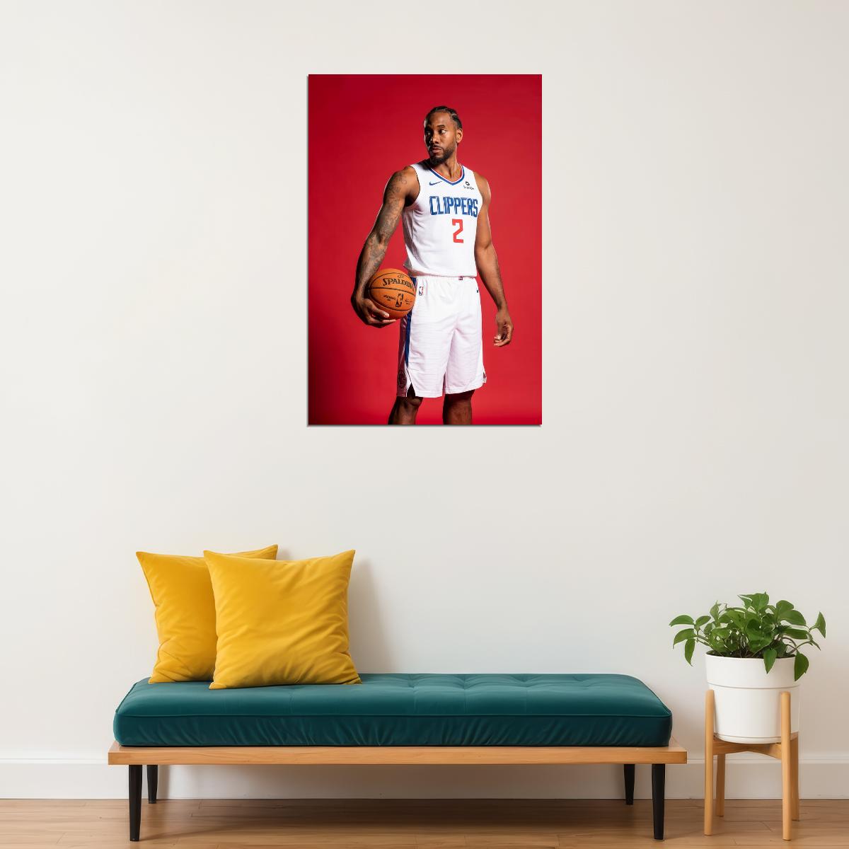 Kawhi Leonard Basketball Player Poster Motivational Sports Print