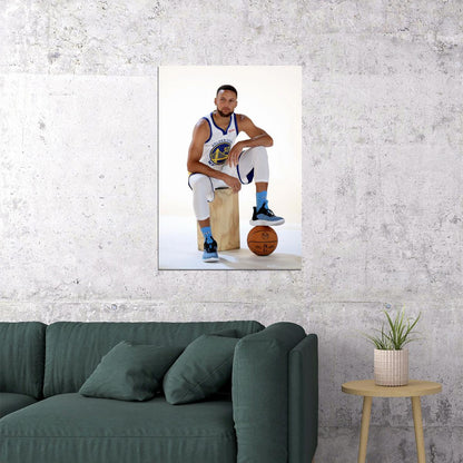 Steph Curry Basketball Player Poster Motivational Sports Print