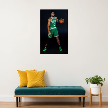 Jayson Tatum Basketball Player Poster Motivational Sports Print