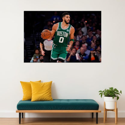 Jayson Tatum Basketball Player Poster Motivational Sports Print