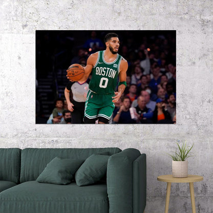 Jayson Tatum Basketball Player Poster Motivational Sports Print