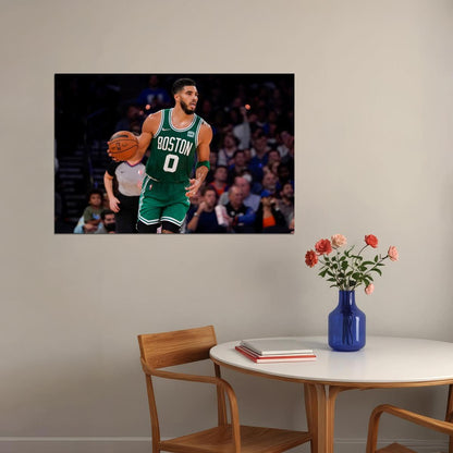 Jayson Tatum Basketball Player Poster Motivational Sports Print