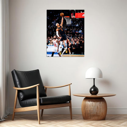 Josh Hart Dunk Basketball Player Poster Motivational Sports Print