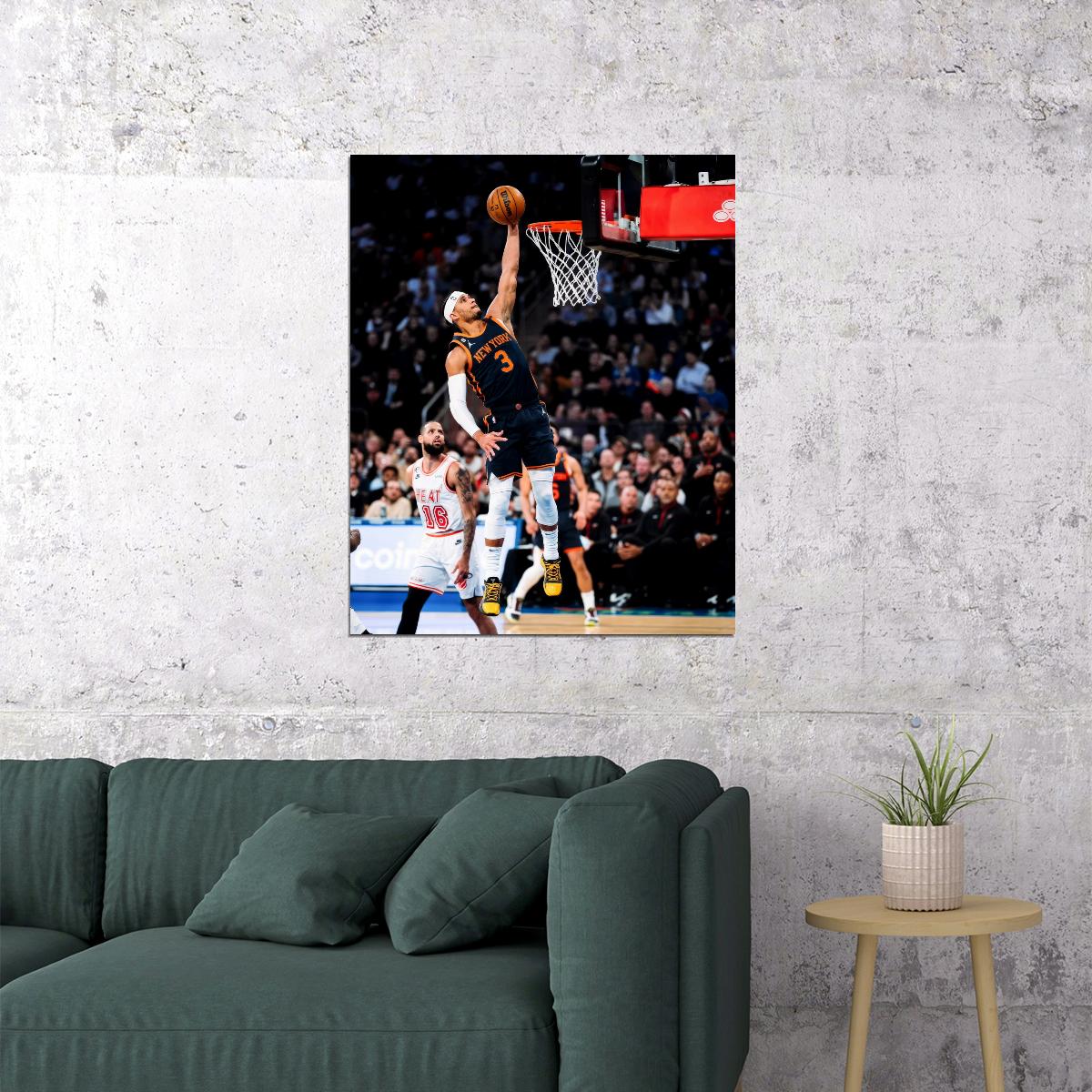 Josh Hart Dunk Basketball Player Poster Motivational Sports Print