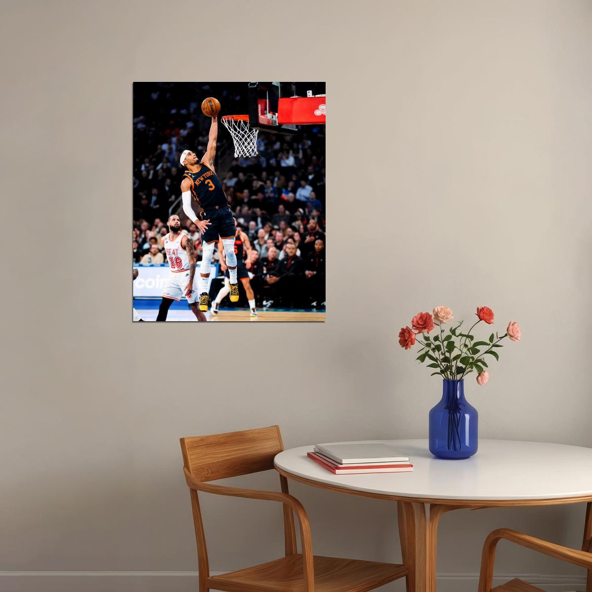 Josh Hart Dunk Basketball Player Poster Motivational Sports Print