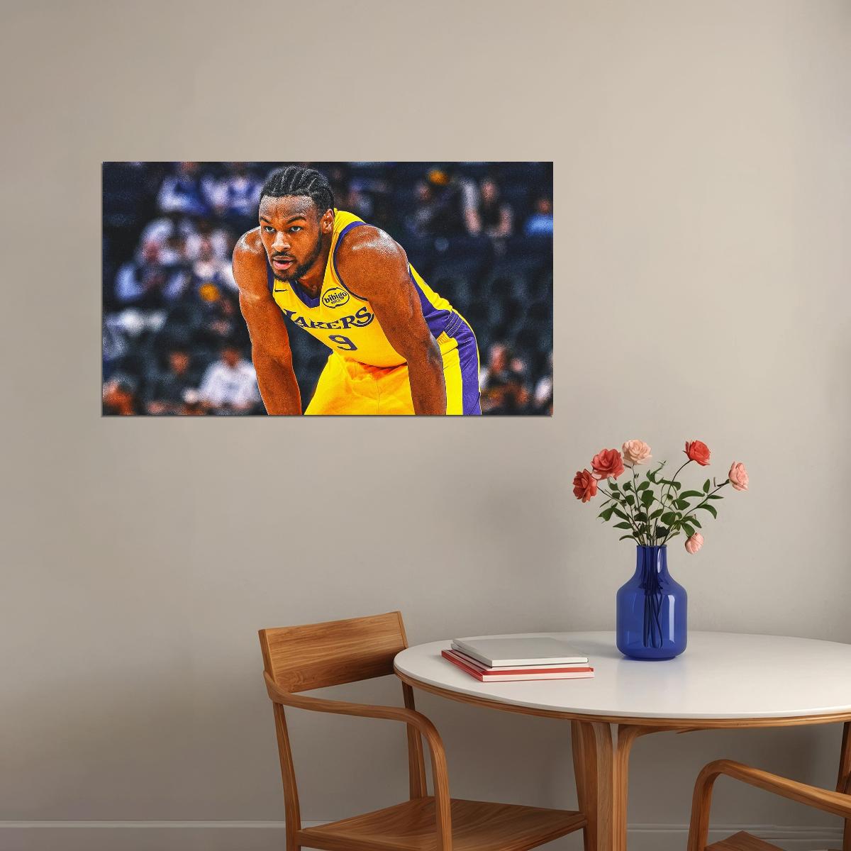 Bronny James Basketball Player Poster Motivational Sports Print